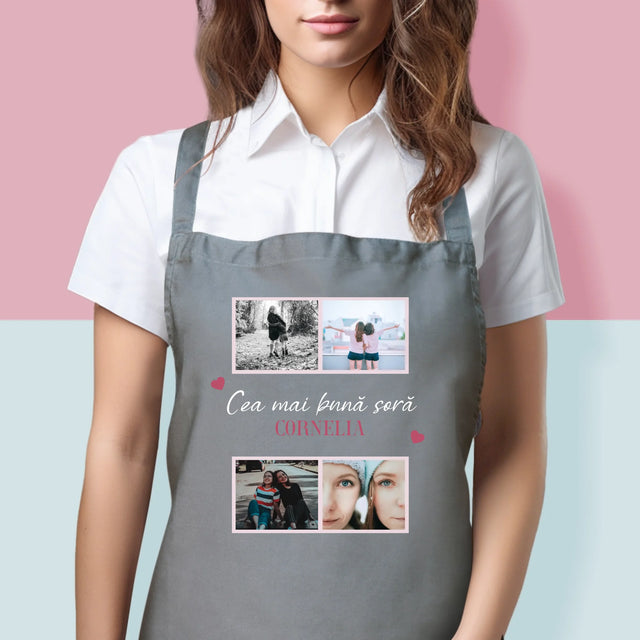 Colaj De Fotografii: Cea Mai Bună Soră Din Lume - Șorț