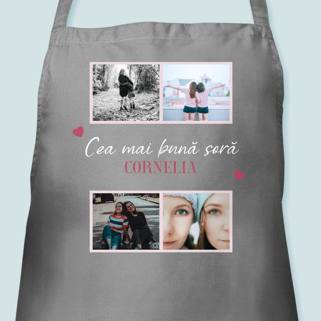 Colaj De Fotografii: Cea Mai Bună Soră Din Lume - Șorț