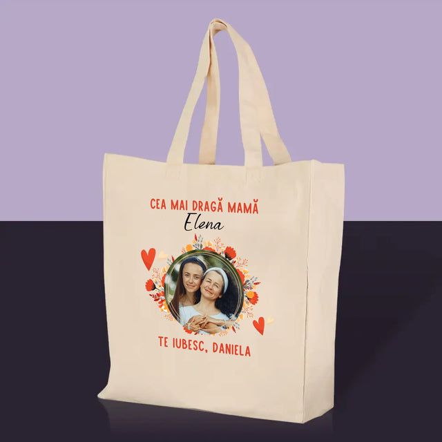 Fotografie Si Semnătură: Ce Mai Dragă Mamă - Sacoșă De Pânză