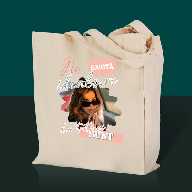 Fotografie Si Semnătură: Nu Există Idealuri - Sacoșă De Pânză