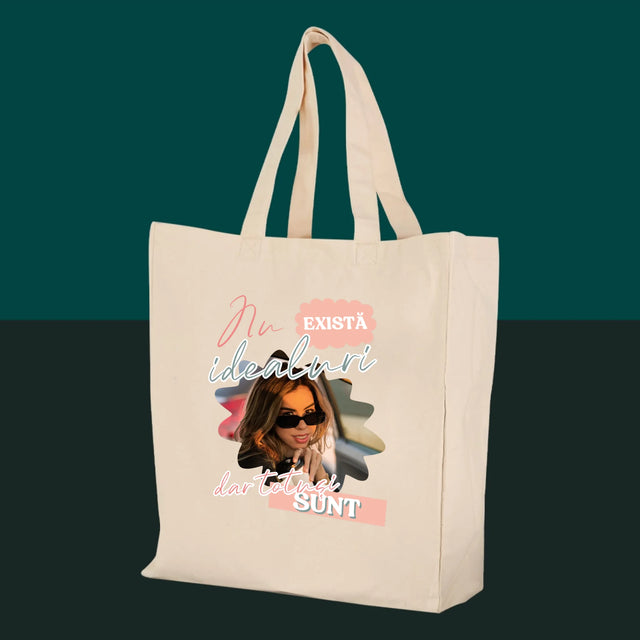 Fotografie Si Semnătură: Nu Există Idealuri - Sacoșă De Pânză