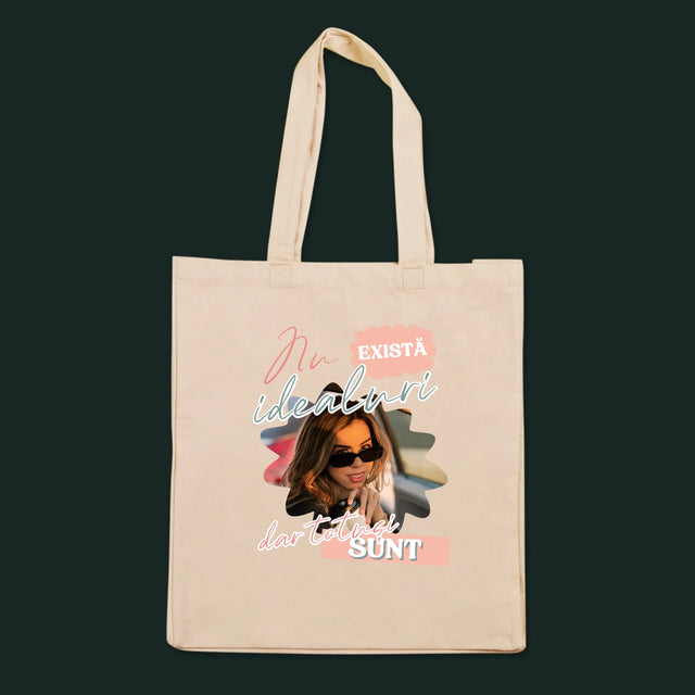 Fotografie Si Semnătură: Nu Există Idealuri - Sacoșă De Pânză