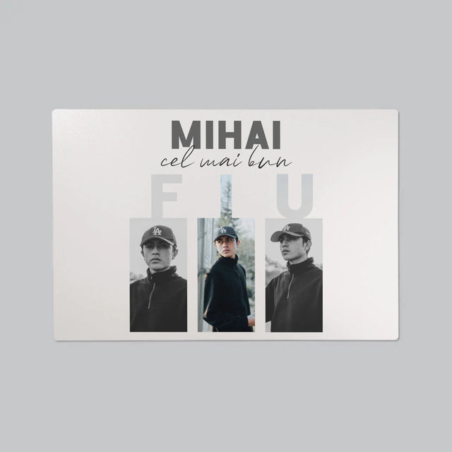 Colaj foto: Cel mai bun fiu - Covoraș de birou | RO