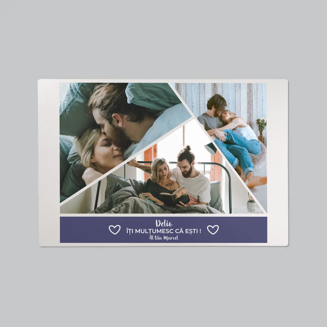 Colaj De Fotografii: Mulțumesc Că Ești - Mapa De Birou