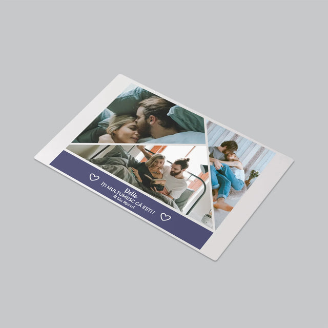 Colaj De Fotografii: Mulțumesc Că Ești - Mapa De Birou