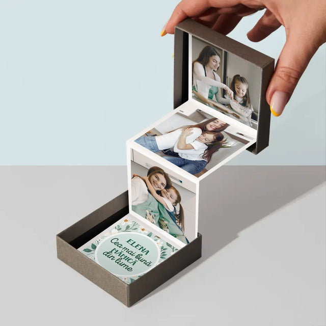 Colaj De Fotografii: Cea Mai Bună Mămică Flori - Set De Fotografii Pliante