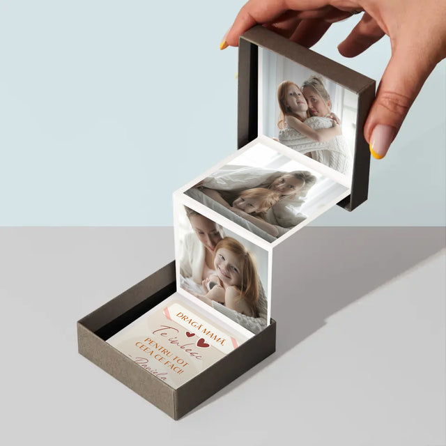 Colaj De Fotografii: Te Iubesc Mamă Fotografii - Set De Fotografii Pliante