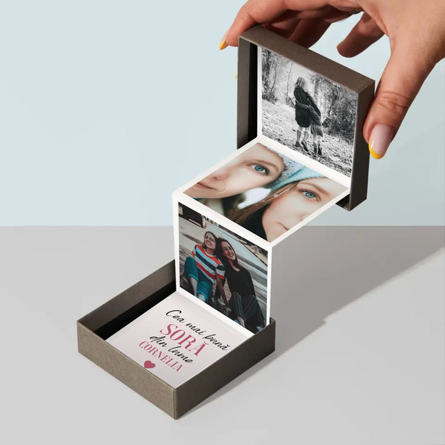 Colaj De Fotografii: Cea Mai Bună Soră Din Lume - Set De Fotografii Pliante