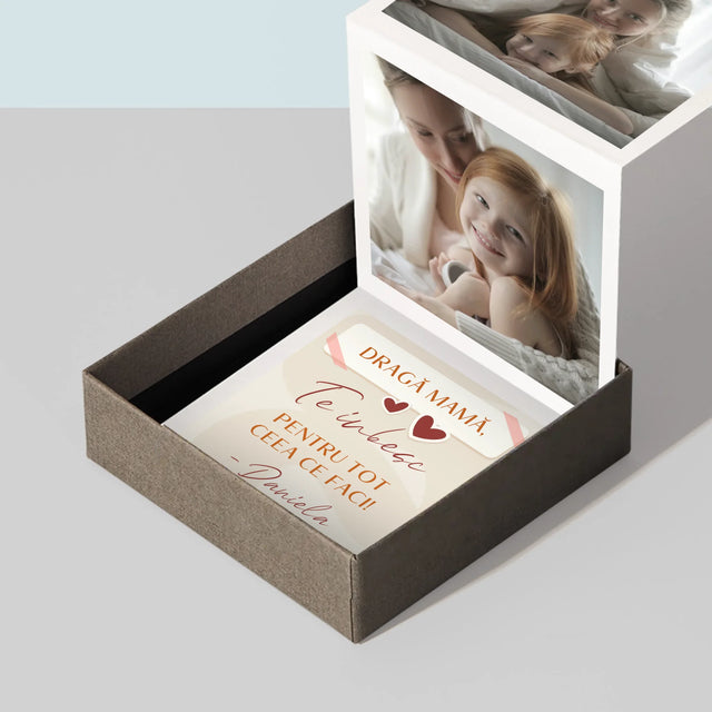 Colaj De Fotografii: Te Iubesc Mamă Fotografii - Set De Fotografii Pliante