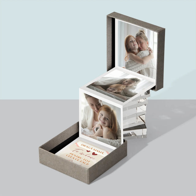 Colaj De Fotografii: Te Iubesc Mamă Fotografii - Set De Fotografii Pliante