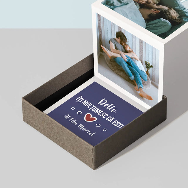 Colaj De Fotografii: Mulțumesc Că Ești - Set De Fotografii Pliante