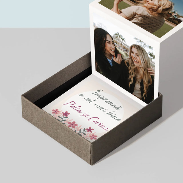 Colaj De Fotografii: Prietene Împreună E Cel Mai Bine - Set De Fotografii Pliante