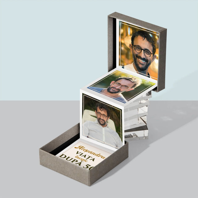 Colaj De Fotografii: Viața Începe După 50 - Set De Fotografii Pliante