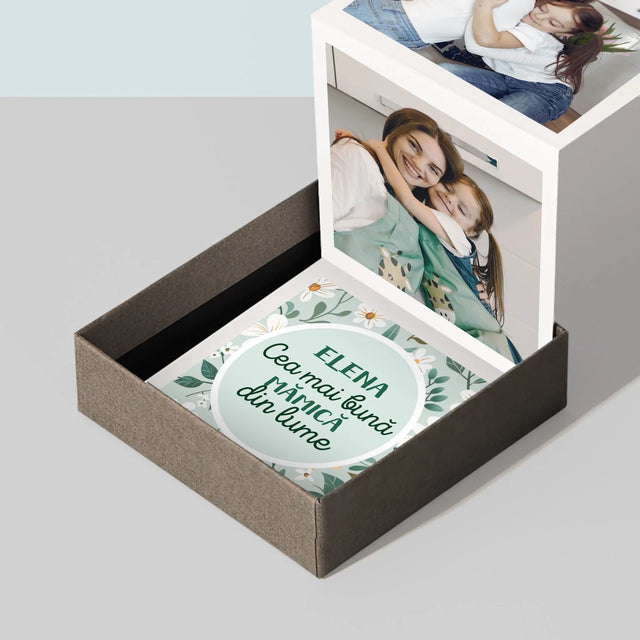 Colaj De Fotografii: Cea Mai Bună Mămică Flori - Set De Fotografii Pliante