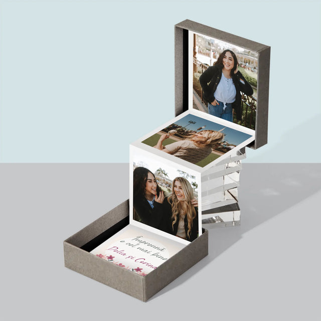 Colaj De Fotografii: Prietene Împreună E Cel Mai Bine - Set De Fotografii Pliante