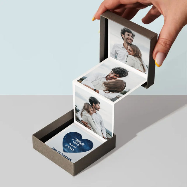 Colaj De Fotografii: Iubire Scrisă În Stele - Set De Fotografii Pliante