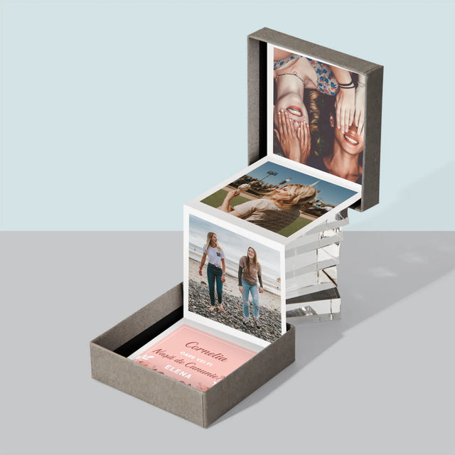 Colaj De Fotografii: Cerere La Nașă De Cununie - Set De Fotografii Pliante