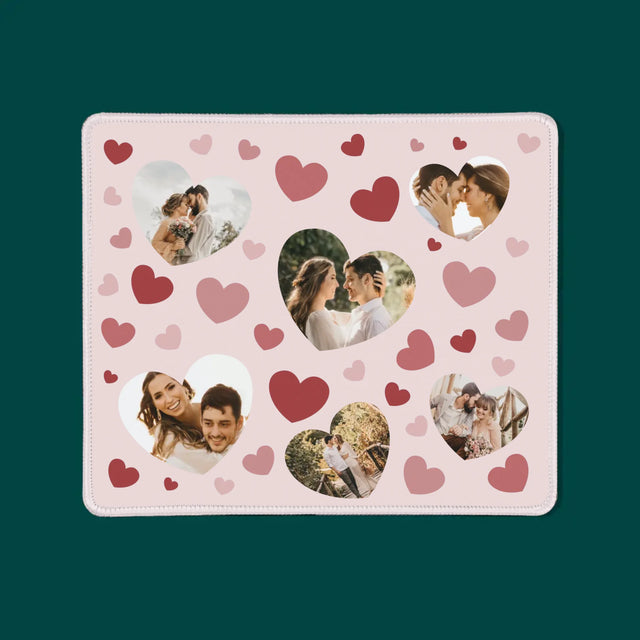 Colaj foto: Hearts - Mouse Pad | RO