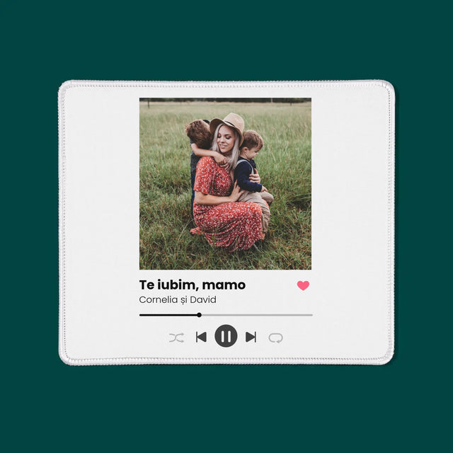 Fotografie Si Semnătură: Spotify Cu Fotografia Ta - Mouse Pad