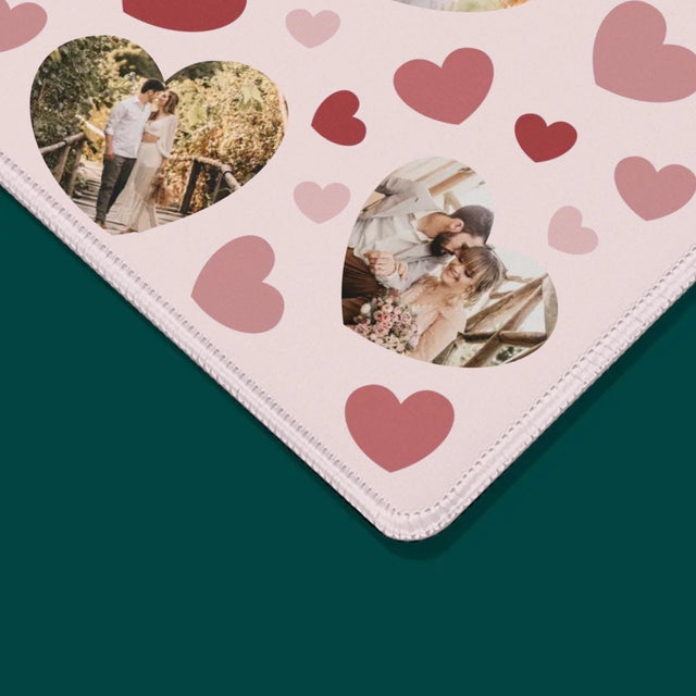 Colaj foto: Hearts - Mouse Pad | RO