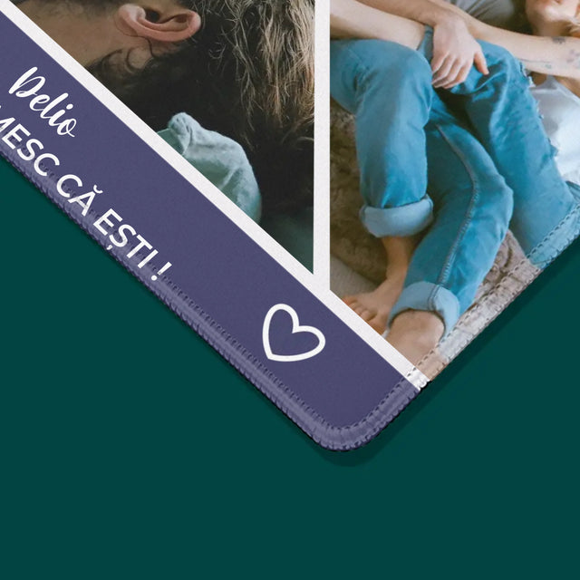 Colaj foto: Vă mulțumim că sunteți aici - Mouse Pad | RO
