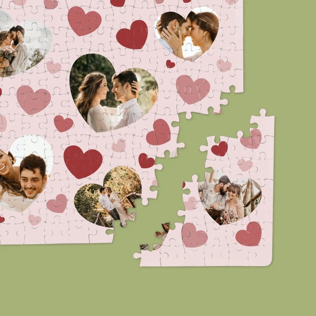 Colaj De Fotografii: Inime Fotofrafii - Puzzle