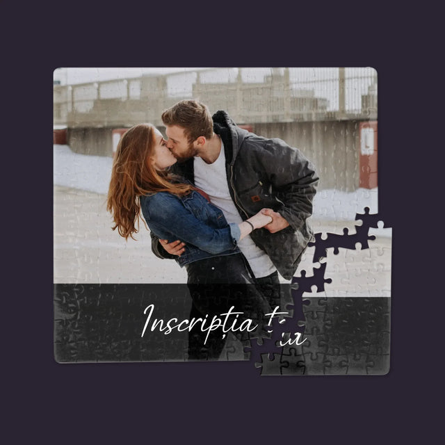 Fotografie Si Semnătură: Fotografia Ta Cu Inscripție - Puzzle