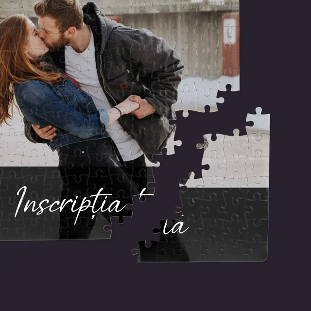 Fotografie Si Semnătură: Fotografia Ta Cu Inscripție - Puzzle