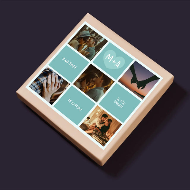 Colaj De Fotografii: Te Iubesc Inițiale - Puzzle