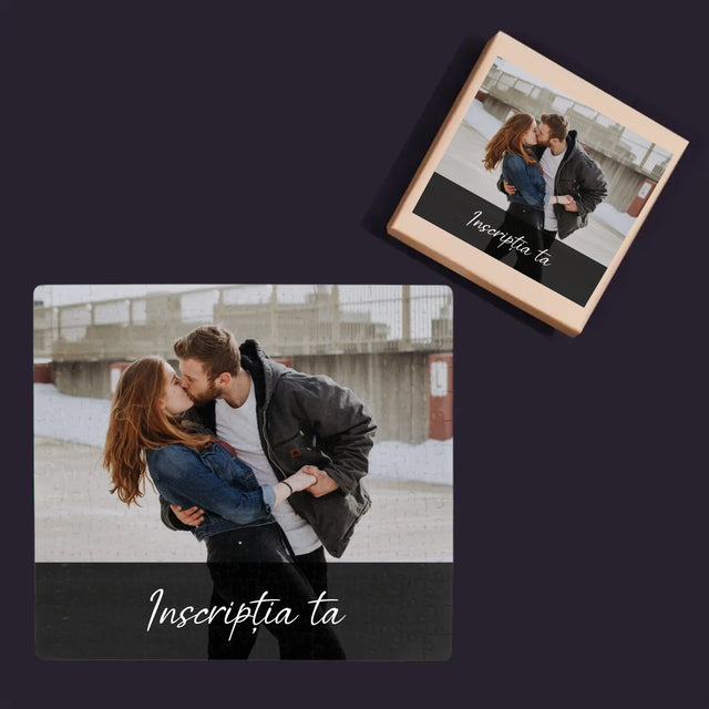 Fotografie Si Semnătură: Fotografia Ta Cu Inscripție - Puzzle