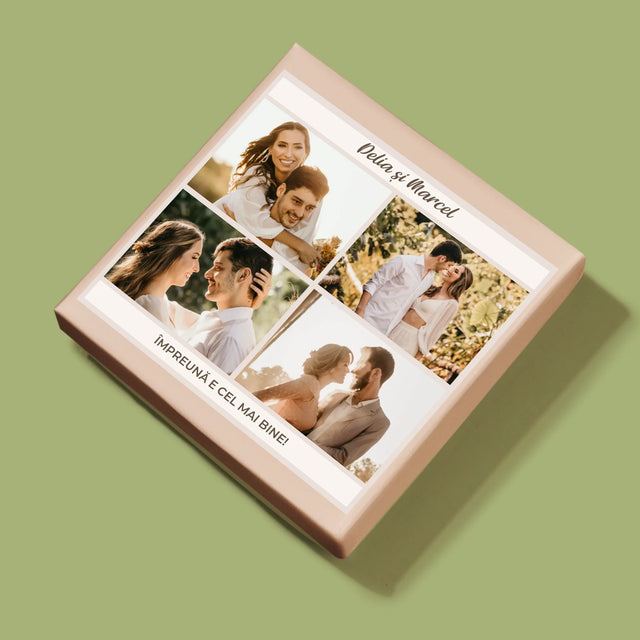 Colaj De Fotografii: Împreună E Cel Mai Bine, Colaj Din Fotografii - Puzzle