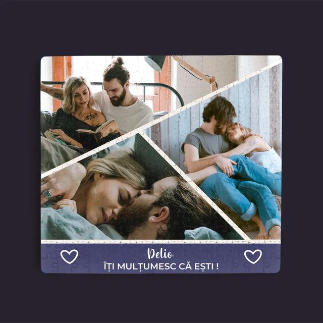 Colaj De Fotografii: Mulțumesc Că Ești - Puzzle