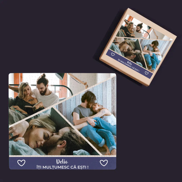 Colaj De Fotografii: Mulțumesc Că Ești - Puzzle