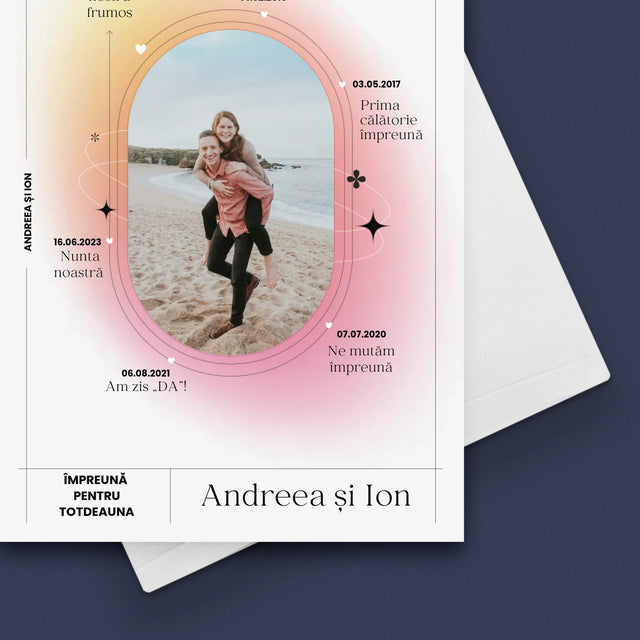 Istoria Noastră: Împreună Pentru Totdeauna - Card Cu Felicitări