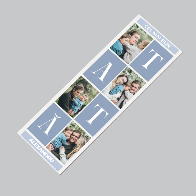 Colaj De Fotografii: Cel Mai Bun Tată - Magnet Pe Fregider