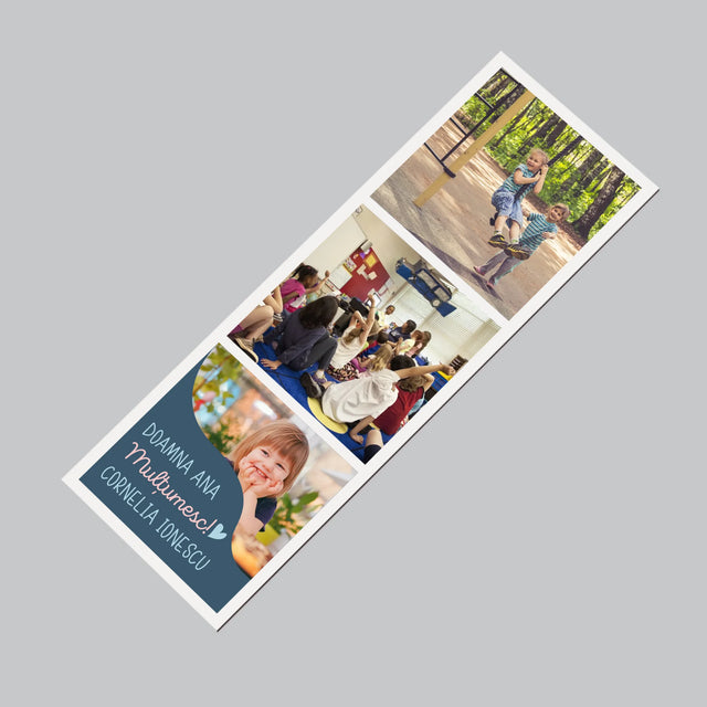 Fotografie Si Semnătură: Amintiri De La Prescolar - Magnet Pe Fregider