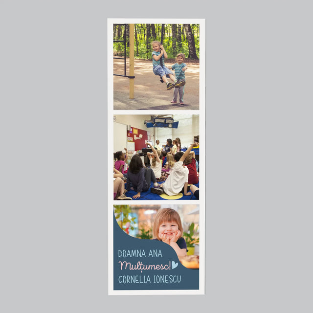 Fotografie Si Semnătură: Amintiri De La Prescolar - Magnet Pe Fregider