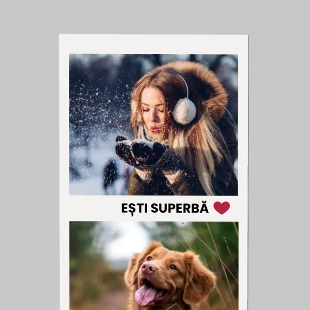 Fotografie Si Semnătură: Gânduri Pozitive - Magnet Pe Fregider