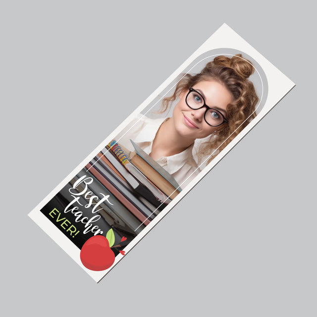 Fotografie Si Semnătură: Cel Mai Bun Învățător Din Lume - Magnet Pe Fregider