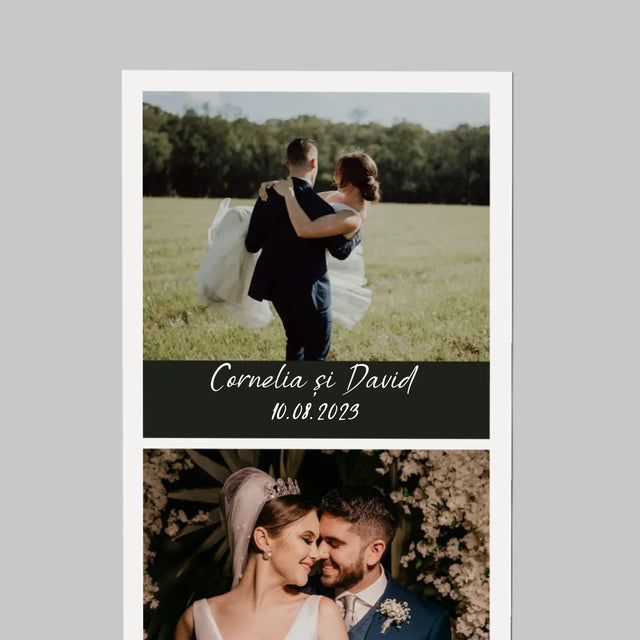 Fotografie Si Semnătură: Fotografie De Nuntă - Magnet Pe Fregider