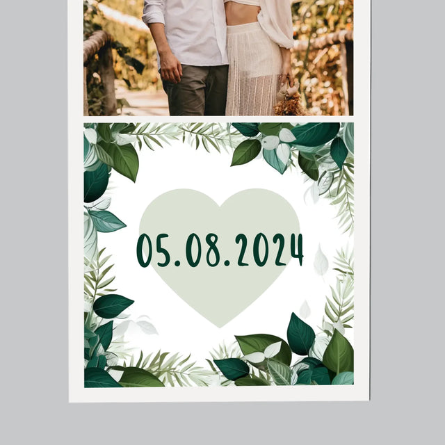 Colaj De Fotografii: Data Dumneavoastră - Magnet Pe Fregider