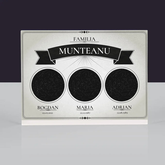 Harta Stelelor: Harta Stelelor: Familie - Bloc Acrilic