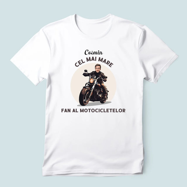 Personajul Tău: Fanul Motocicletelor - Tricou Pentru Bărbați