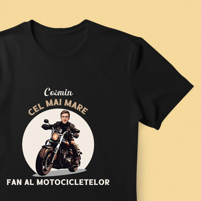 Personajul Tău: Fanul Motocicletelor - Tricou Pentru Bărbați