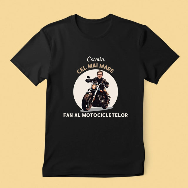 Personajul Tău: Fanul Motocicletelor - Tricou Pentru Bărbați