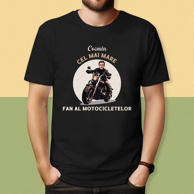 Personajul Tău: Fanul Motocicletelor - Tricou Pentru Bărbați