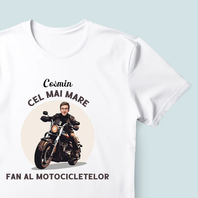 Personajul Tău: Fanul Motocicletelor - Tricou Pentru Bărbați
