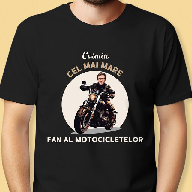 Personajul Tău: Fanul Motocicletelor - Tricou Pentru Bărbați