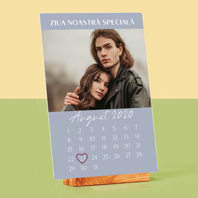 Fotografie Si Semnătură: Ziua Noastră Specială - Imprimare Pe Sticlă Acrilică (Verticală)