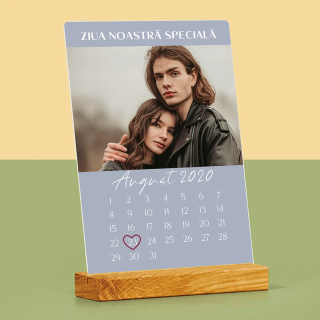 Fotografie Si Semnătură: Ziua Noastră Specială - Imprimare Pe Sticlă Acrilică (Verticală)